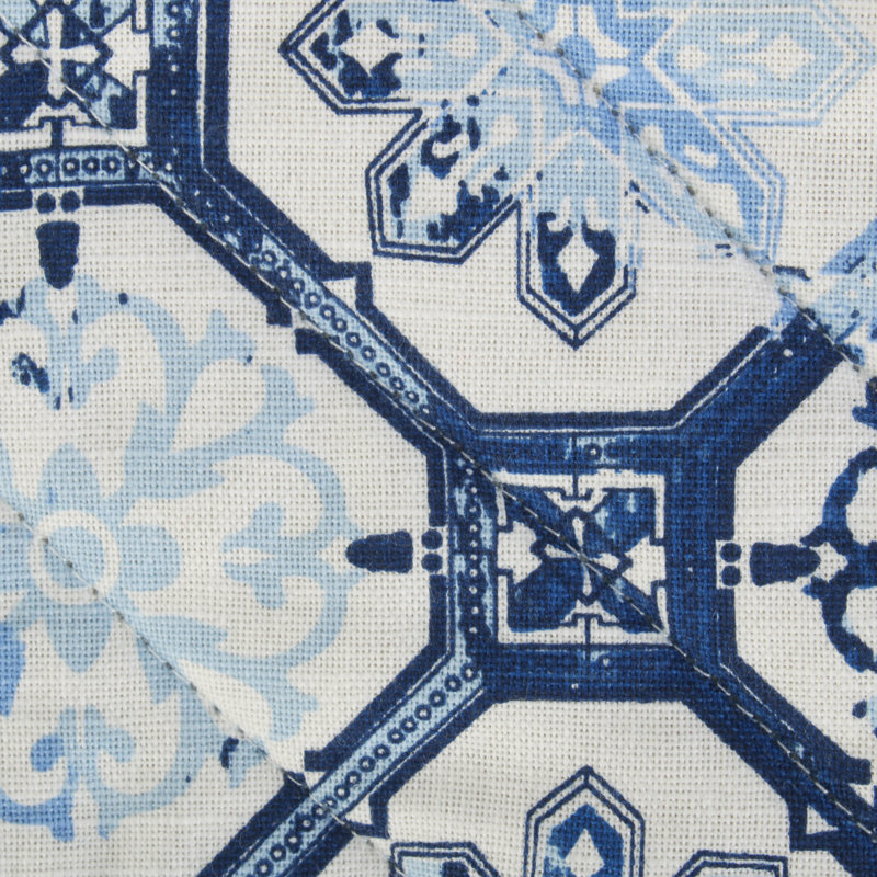 Design Imports Lisbon Damask Cotton Potholder Set