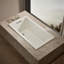 Underscore 60" X 32" Heated Bubblemassage Air Bath With Bask, Reversible Drain-1183350923