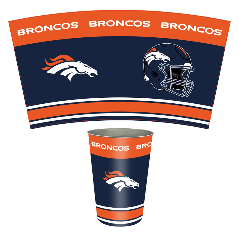 Denver Broncos Wastebasket