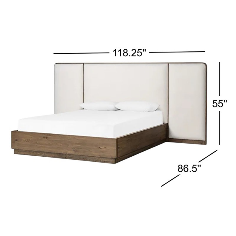 Regan Bed-Crete Ivory-Queen