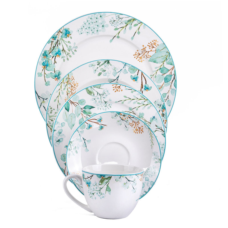 Lundry Piece Porcelain China Dinnerware Set
