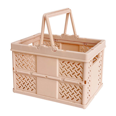 a pendant Outdoor Picnic Basket Supermarket Shopping Basket Spring Outing Vegetable Basket Portable Carry Basket Vegetable And Fruit Basket Folding Storage Basket