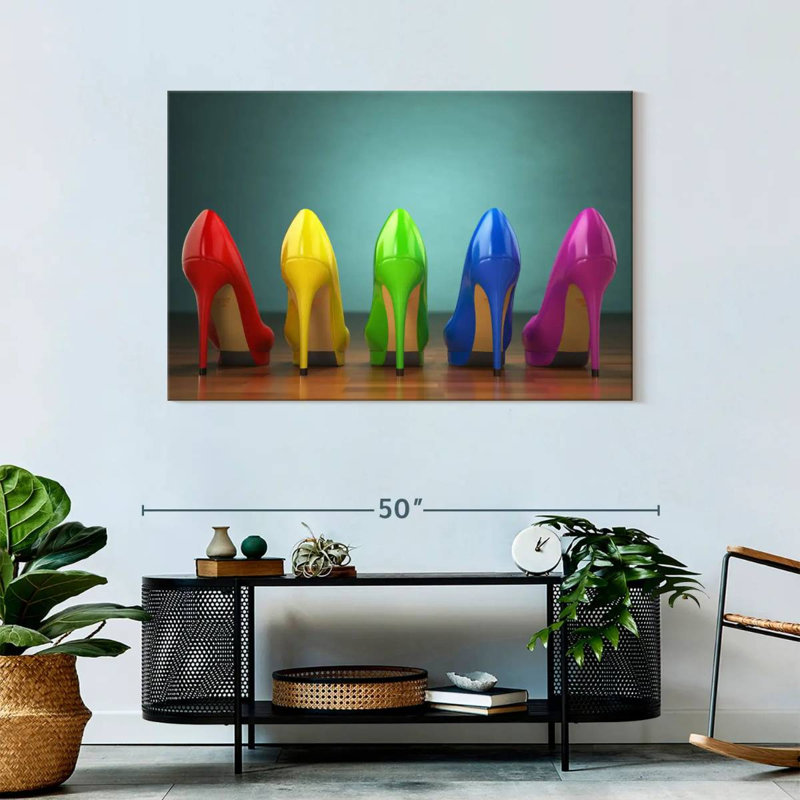 Shuttleworth Rainbow Heels, 30" H x 45" W