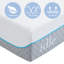 Matelas en mousse à mémoire de forme moyenne de 12 po Kolton-67149321
