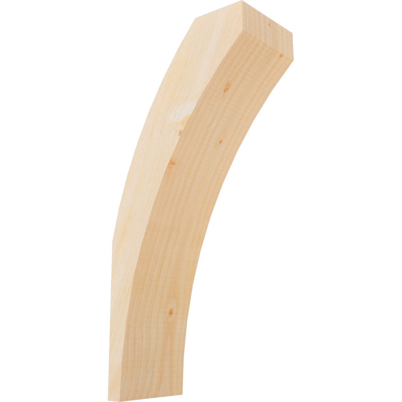Genouillère Thorton, Sapin Douglas de 5 1/2 po (lisse), 10 po X P 22 po H