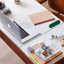 Bureau simple et élégant rectangulaire de 47,83 pouces
