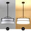 5 - Light Dimmable Drum Chandelier-672381151
