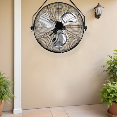 Ventilateur mural 3 vitesses intérieur / extérieur