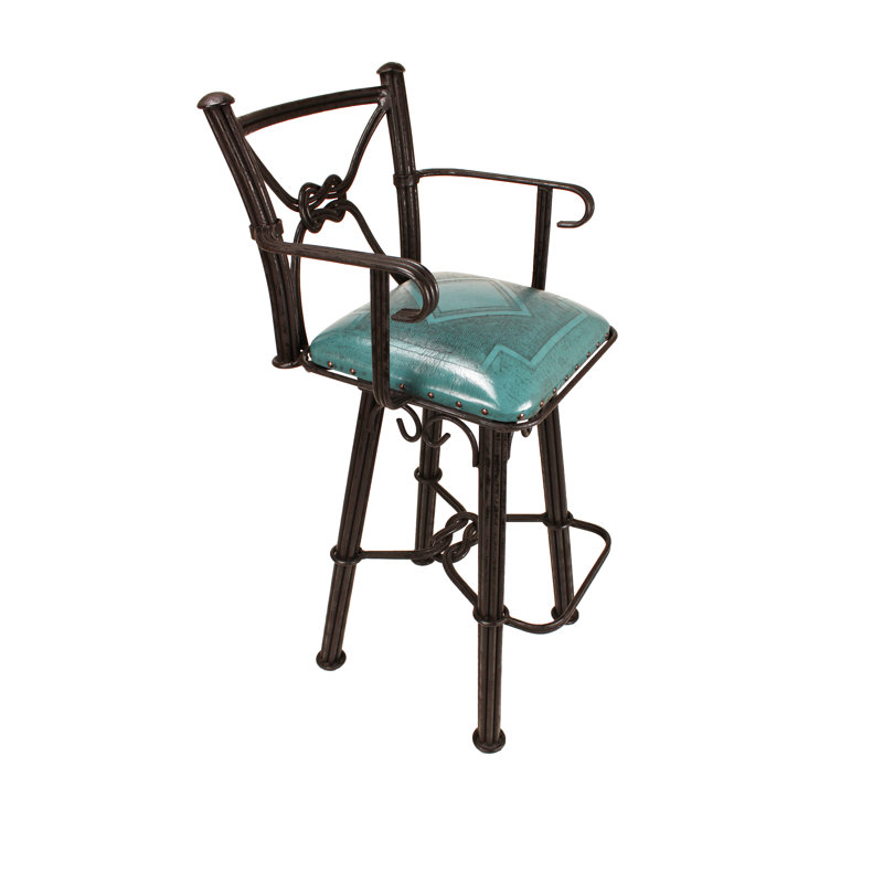 Tabouret Hoon, Bleu sarcelle