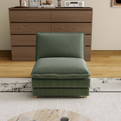 Modular Sectional Sofa: Deep - Seat Couch