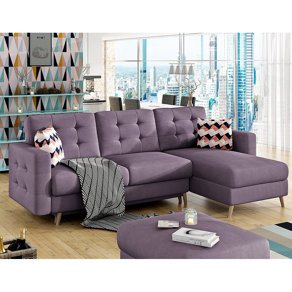 Ecksofa Beeney mit Bettfunktion