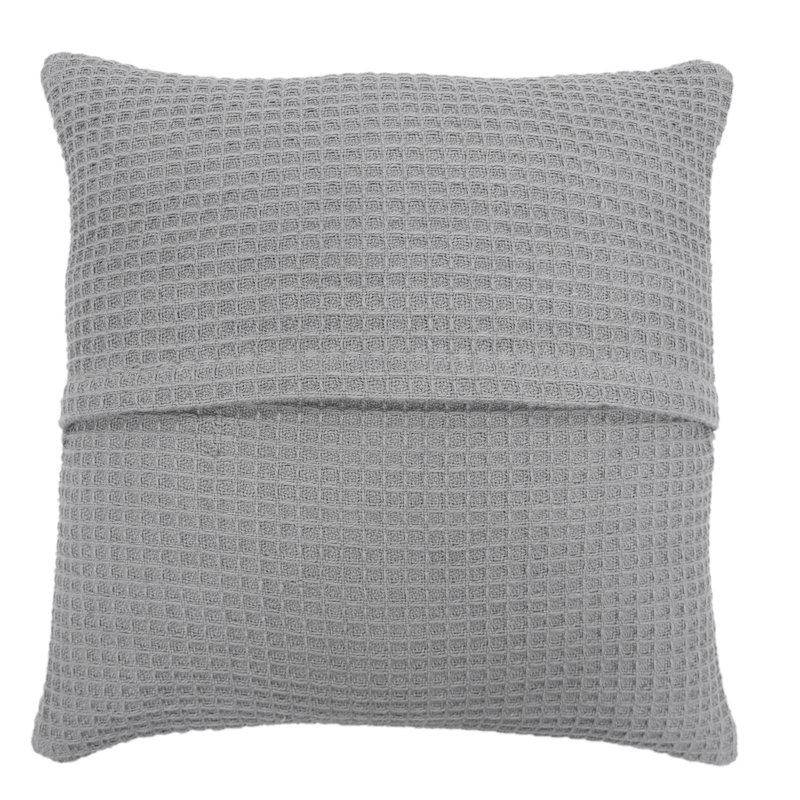 Bruges Geometric Square Throw, Silver, Polyester/Polyfill