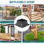 FXSGER Black Metal Hardware for Pergola