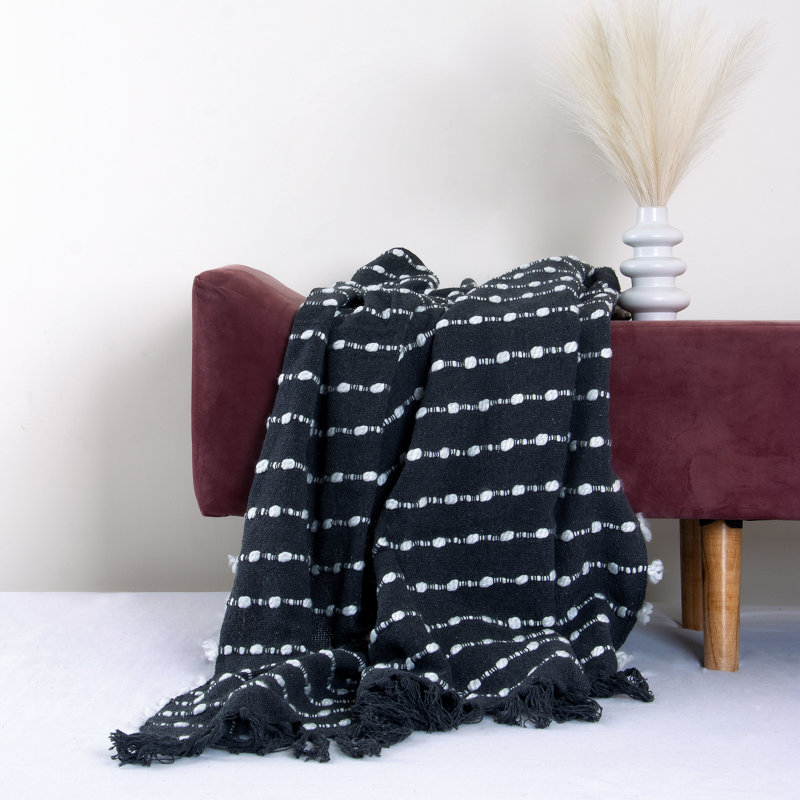  Jeté 50 po x 60 po , Gris anthracite