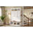 Classic Arched Design Hall Tree with 3 Hidden Storage-1381423570