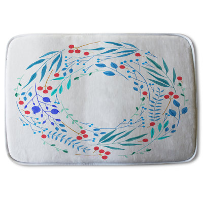 Akhirah Non-Slip Backing Bath Rug