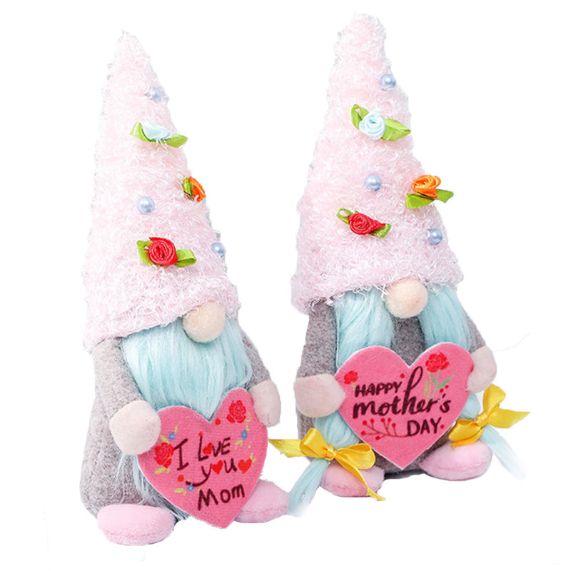 Ensemble de 2 gnomes de la fête des Mères