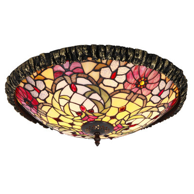 Mirella Glass Flush Mount
