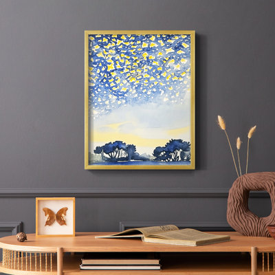 Série LANDSCAPES XLVI - reproduction encadrée de qualité supérieure - prête à être accrochée - aucun clou requis