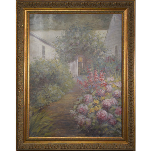 Mossy Stone Walk Print by Clements