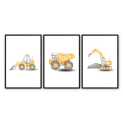 Joren " Construction Vehicles " 3 - Pieces