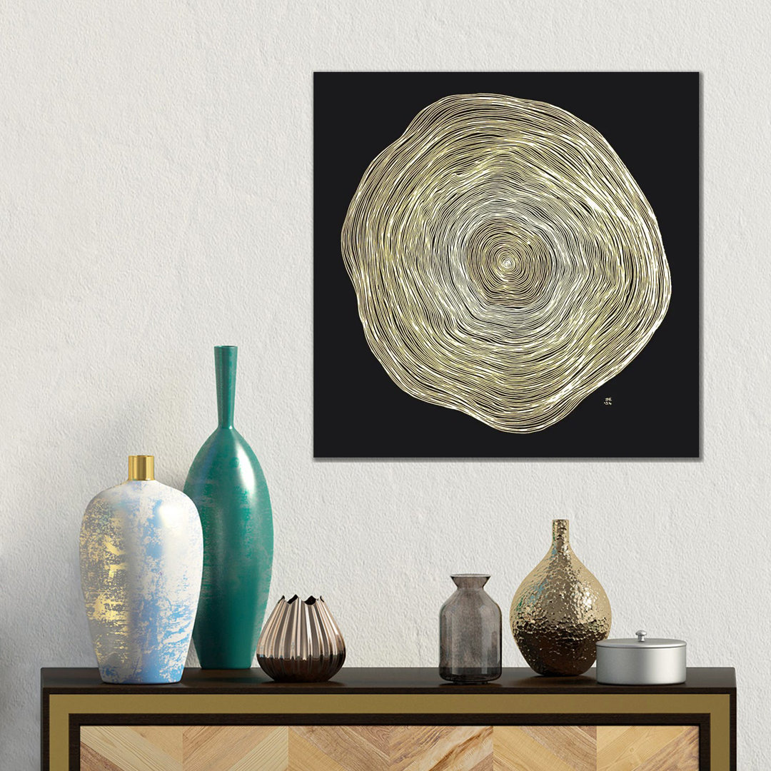 Infinity Rings von Daphné Essiet - Giclée auf Leinwand ohne Rahmen