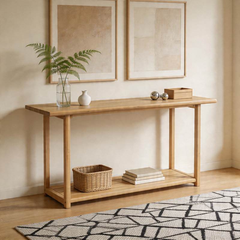 Buffet d'extérieur Woodside, finition teck naturel Woodside
