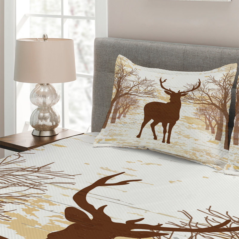 Rustic Coverlet, King Bedspread + 2 Shams