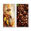 Ensemble de 2 décorations murales café en grains Minimal Harmony-965028452-965028458