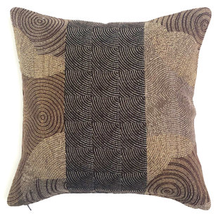 Circles Wool Throw Pillow