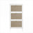 Shoe Storage Cabinets | 3-Door Freestanding Engineered Rattan Entryway Shoe Organizer | off-white | Particle Board-2086957844