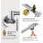 Commercial Wall Mount Brass Pot Filler Faucet with Double Joint Swing Arms-62016647