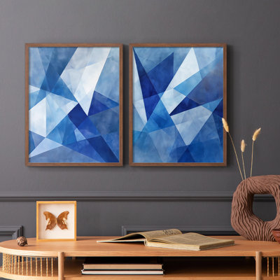 Série ABSTRACT Lxxxv - reproduction encadrée de qualité supérieure - prête à être accrochée - aucun clou requis - aucun clou requis