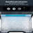 Professional Nugget Ice Maker Countertop ，36LBS/24Hrs ，Chewable Pellet Ice Machine with Self-Cleaning, 
