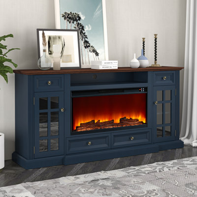 TV Stand with fireplace