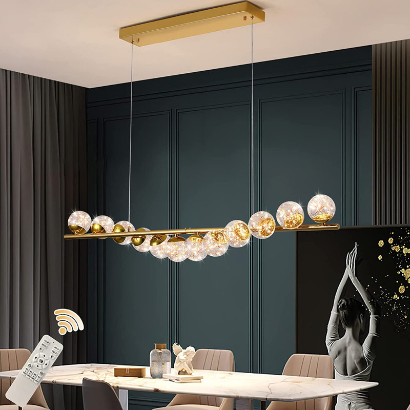 Nirupa 12 - Light Gold LED Kitchen Island Pendant