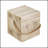 Rustic Retro MGO Side Table with Simulated Braided Cord for Indoor and Outdoor Decor, Durable and Stylish