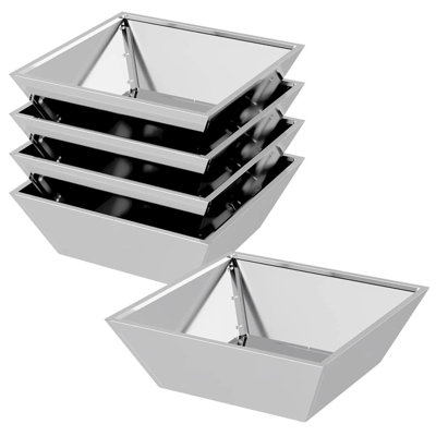 Garden Planter Decor Metal Trapezoidal Outdoor Modern Terrace Holder
