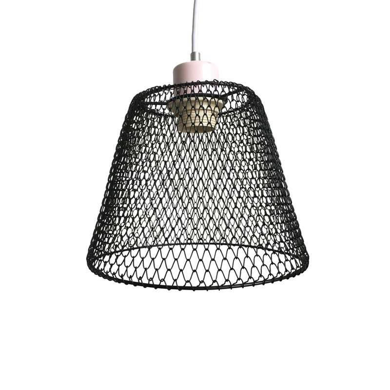 16cm H Metal Bell Lamp Shade ( Screw On ), Black