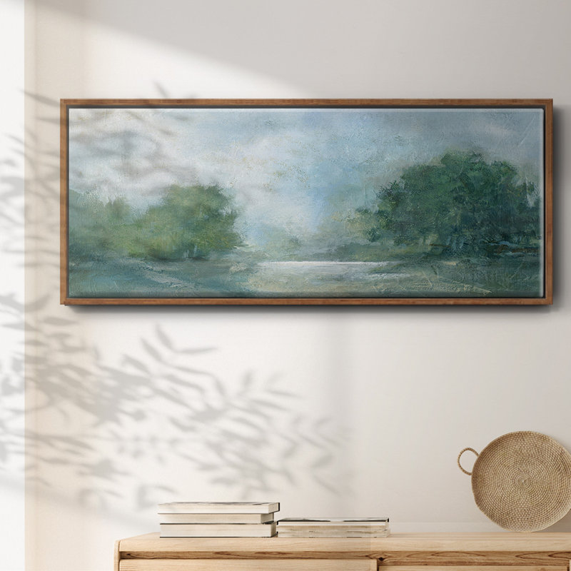 Summer Afternoon- Framed Canvas, 8" H x 20" W