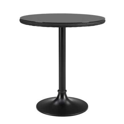 Abode 29.34'' Glass Outdoor Bistro Table