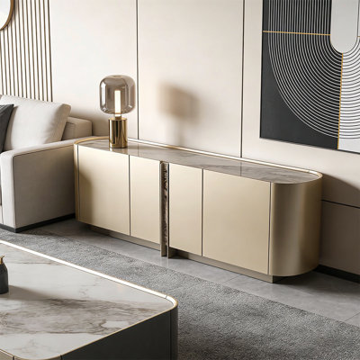 Italian luxury-style entrance cabinet