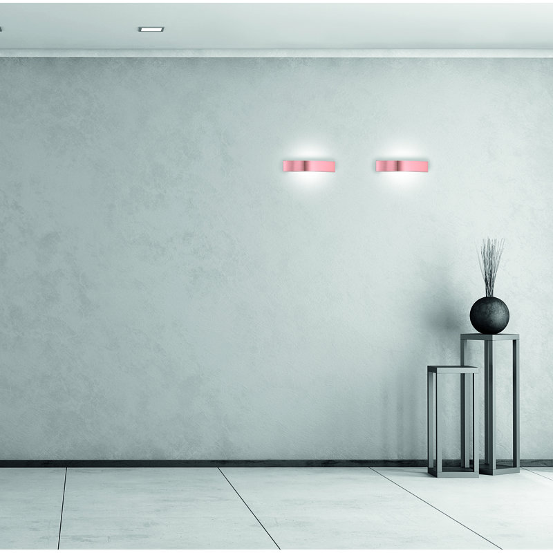 LED Flush Mounted Sconce, Copper