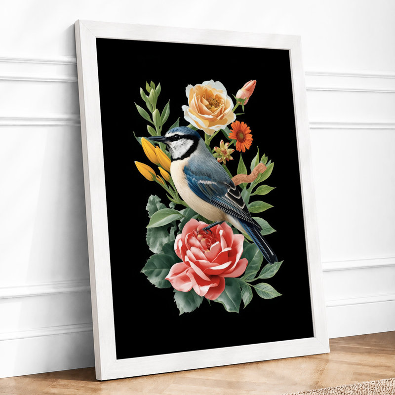 Floral Rest Botanical - Print, A1 - 84.1 x 59.4 cm, White