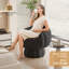 Fauteuil demi-tonneau rembourré rembourré avec coussin-686820958