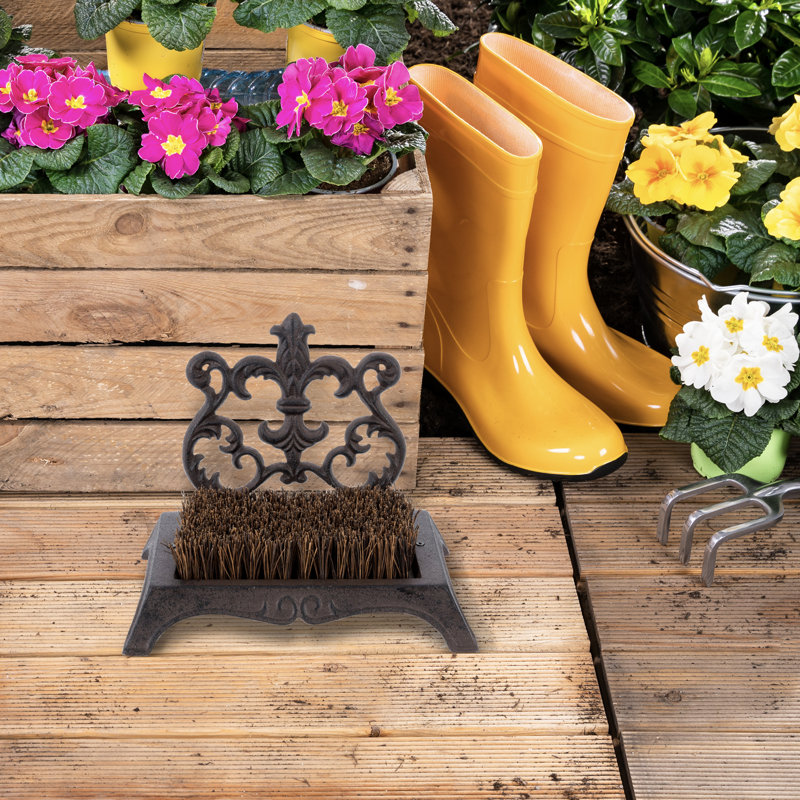 Turkan 10.23" x 5.5" Outdoor Boot Scraper
