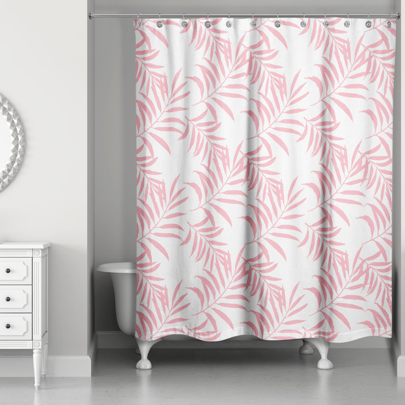 Rideau de douche Rithvin, Rose