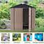6 Ft. W x 6 Ft. D Metal Lean-To Garden Shed