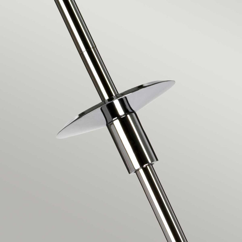 Warwickshire 1 - Light Polished Chrome Cone Pendant