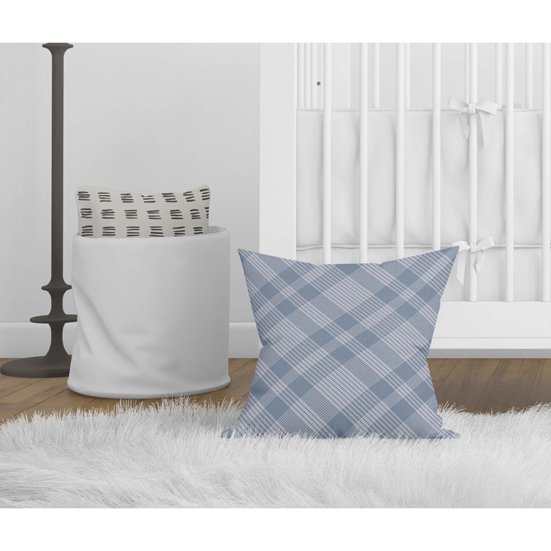 Coussin Lily, Bleu, H 26 po x l 26 po